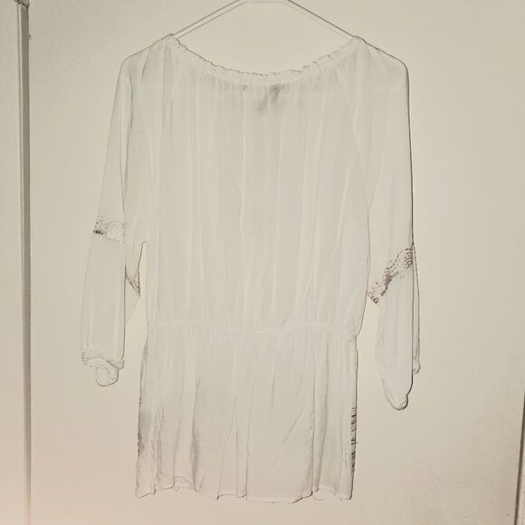 The Impeccable Pig Boho Peasant WhiteTop - Picture 6 of 6